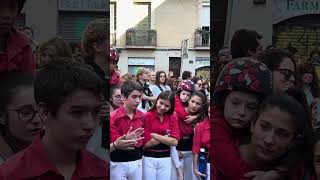 Vibrant Moments with Els Castellers de Barcelona in Gràcia  Catalan Tradition 2024 [upl. by Townshend]