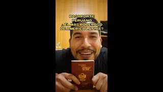 NO SAQUES TU PASAPORTE PERUANO 👀🇵🇪 [upl. by Rickey]