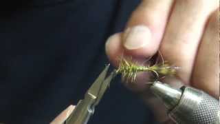 Fly Tying Instructions Doug Uyematsu Ties Purple Veil Damselfly Nymph [upl. by Herzel]