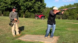 Extreme Backyarding See the Olympic Skeet Shooter in Action [upl. by Htenek869]