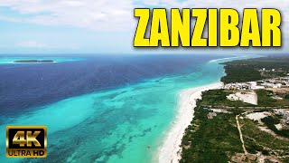 ZANZIBAR I Emerald Resort 4K I Mnemba diving I drone view [upl. by Jermain]