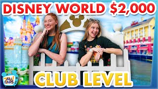 We Stayed in Disney Worlds 2000 EXCLUSIVE Club Level Room  Whats It Like and Is It Worth It [upl. by Gisser]