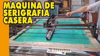 Cómo hacer una MESA SERIGRÁFICA casera tipo industrial [upl. by Auguste310]