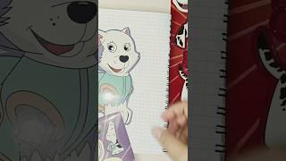 Skye Chase Ryder sticker asmr diy stickerbook asmr [upl. by Harimas]