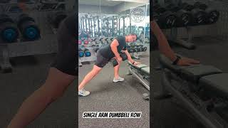 Single arm dumbbell row [upl. by Agem]