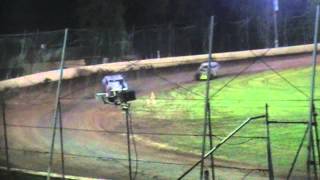 V8 Dirt Modifieds Feature 3  20 Laps  Grafton Speedway  140315 [upl. by Kluge]