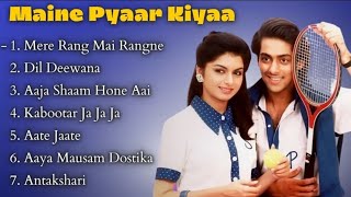 Maine Pyar Kiya Movie All SongsSalman Khan amp BhagyashreeBollywood SONGS [upl. by Wj]