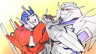 Optimus Prime dance Megatron comic dub [upl. by Li]