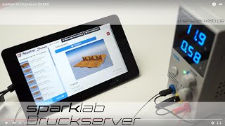 sparklab 3D Druckserver DEMO [upl. by Sebbie797]