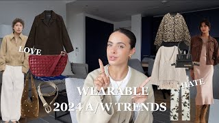 Wearable AW trends for your capsule wardrobe  trends I LOVE and HATE [upl. by Nimzzaj]