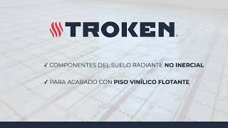 Componentes del Sistema Suelo Radiante No inercial TROKEN® [upl. by Ynez]