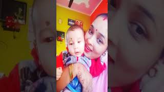 Tera Chand sa mukhda music bollywood song love hindisong cutebaby [upl. by Amsirac]