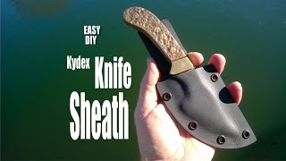 How to easily make a DIY Kydex Knife Sheath [upl. by Krishna109]