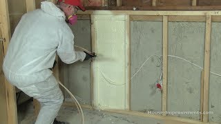 How to Install Spray Foam Insulation DIY [upl. by Enner]