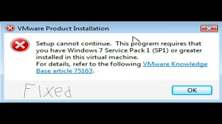 How To Fix Windows Vista VMware Tools Cannot Install With Proof [upl. by Artkele630]