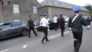 Megargy Accordion Band  Knockloughrim Accordion Band Parade 2024 [upl. by Enalda814]