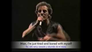 Bruce Springsteen  Dancing in the Dark sub esp [upl. by Cheslie]