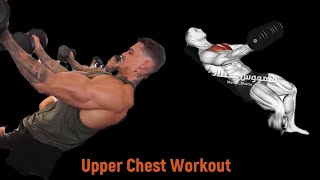 Upper Chest Workoutbest training gym [upl. by Prochora]