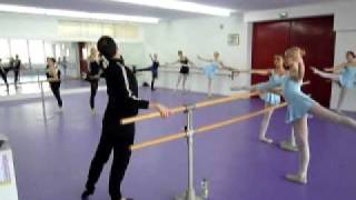 Ballet Class with Trockadero Star Dancer Raffaele Morra Part1 [upl. by Mllly331]