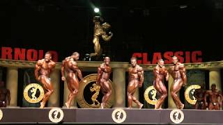 1st Callout Bodybuiding Prejudging Arnold Classic 2018 [upl. by Wise433]