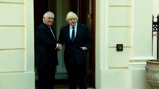 Manchester Tillerson à Londres pour apaiser les tensions [upl. by Delisle]