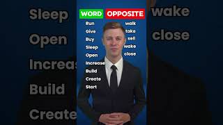 Word opposite wordopposites englishlearnenglishonline [upl. by Biddick14]