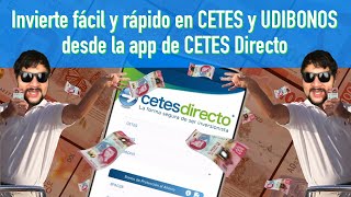 Invierte desde 100 en CETES UDIBONOS y más en la plataforma de CETES Directo Tutorial paso a paso [upl. by Ennaeiluj]