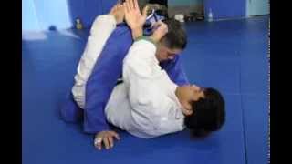 Closed Guard Overhook 2  Cross Choke with Omoplata Bonus Info [upl. by Yecrad374]