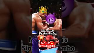 Mike Tyson’s Signature Combo 🥊Amazing miketyson boxing paultyson netflix [upl. by Akvir]