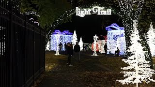 Tinseltown features 25 million lights on display at FDR Park in South Philadelphia [upl. by Dar]