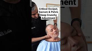 Critical Occiput Sacrum amp Pelvis Deep amp Crunch Adjustment shorts [upl. by Eldreda]