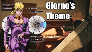 Cloud plays Giornos Theme  FF7 Rebirth [upl. by Llewsor279]