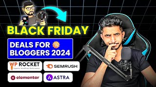 Best WordPress Black Friday Deals 2024 🔥  Deals For Bloggers amp SEO Experts [upl. by Aissatan]