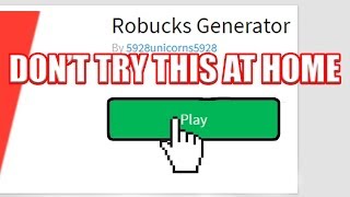 WHAT HAPPENS if you JOIN A FREE ROBUX GAME  Roblox [upl. by Notslar]