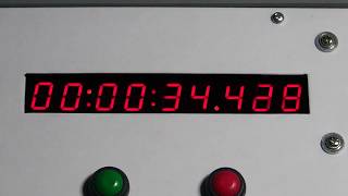 11000 sec Digital Stopwatch Thousandths with 7 segment display [upl. by Enortna]