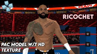 RICOCHET WWE 2K24 PSP PAC MODEL TEXTURES DOWNLOAD FOR GAMERNAFZSVRPPSSPP [upl. by Hajed214]