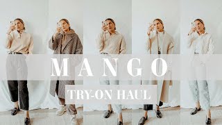 MANGO HAUL 2020  WINTER TRYON [upl. by Ahsaela]