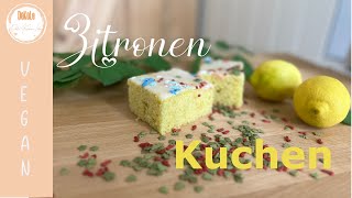 Weihnachtlicher Zitronenkuchen  lecker und dazu noch vegan [upl. by Winslow]