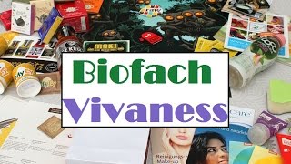 Besuch Biofach und Vivaness Messe  Produkte Naturkosmetik  Bio  Lebensmittel [upl. by Aidualc]