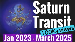 Saturn Transit AQUARIUS Jan 2023 March 2025 EVERYTHING CHANGES All SIGNS Vedic Astrology [upl. by Oira]