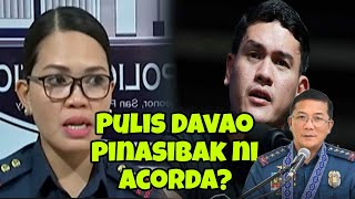 Pulis Davao pinasibak sa Pwesto at dinisarmahan ni Acorda dahil sa Drg Wr ni Mayor Baste [upl. by Kabob]