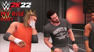 WWE 2K22 My Rise Knight  Part 1  QnlyKing Gaming [upl. by Lunneta]