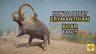 How to Defeat The ERYMANTHIAN BOAR EASILY  Assassins Creed Odyssey [upl. by Adai]