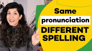 Different Spelling but Same Pronunciation 🤔 Homophones in English [upl. by Nomaid]