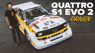 Audi Sport Quattro S1 Evolution 2 We Drive The Most Iconic Group B Rally Car  Carfection 4K [upl. by Rafe]