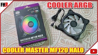 COOLER ARGB COOLER MASTER MF120 HALO [upl. by Dikmen]