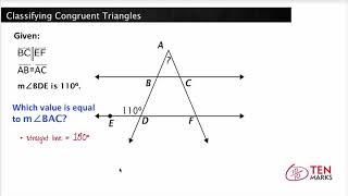 Classifying Congruent Triangles 8G5 [upl. by Adamek]