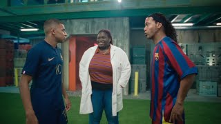 Amazing New Nike World Cup 2022 Advert with all legends R9  CR7 Ronaldinho and Mbappe [upl. by Edras]