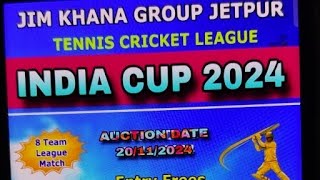 India cup 2024 auction live [upl. by Campagna]