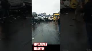 Viral tOL Cipularang CIKAMPEK 92 ARAH BANDUNG JAKARTA KECELAKAAN MAUT shortvideo [upl. by Rand239]